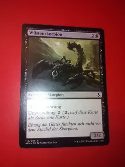 MTG-MAGIC THE GATHERING Wustenskorpion 2017 Deutsch 116/269 - Image 1