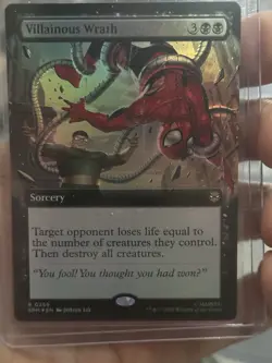 Villainous Wrath (Extended Art) Marvel's Spider-Man Foil - Image 1