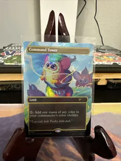 Command Tower 7064 Foil MTG Secret Lair - NM - - Image 1