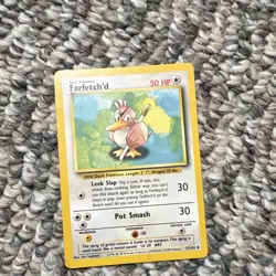 Pokemon Farfetch'd Base Set 27/102 Basic Pokemon Card English 1999 - Image 2