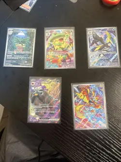 Pokemon Card Lot 5 English IR AR Exeggutor Ludicolo Zeraora Inteleon - Image 1
