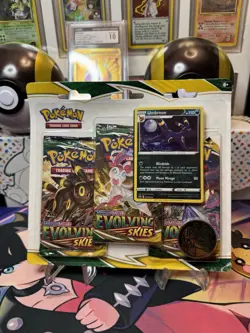 Pokemon Eeveelution 3 Pack Blister Set Evolving Skies Fusion Sealed Umbreon - Image 1