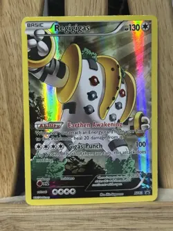 Regigigas (Full Art) XY82 Pokemon TCG XY Black Star Promo Near Mint NM- / LP+ - Image 1