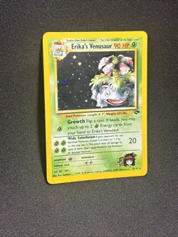 Erika's Venusaur 4/132 Pokemon Gym Challenge Unlimited Holo Rare NM-LP - Image 2