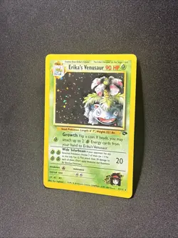 Erika's Venusaur 4/132 Pokemon Gym Challenge Unlimited Holo Rare NM-LP - Image 3