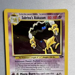 Pokemon Sabrina's Alakazam 16/132 Gym Challenge Holo Rare ( Read ) - Image 3