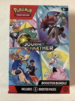 Pokemon TCG Journey Together Booster Bundle SEALED - 6 Booster Packs - Image 1