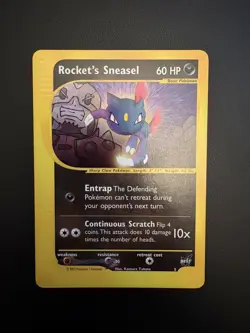 Pokemon TCG Rocket's Sneasel Best of Game 5/9 Regular Promo Promo - Image 1