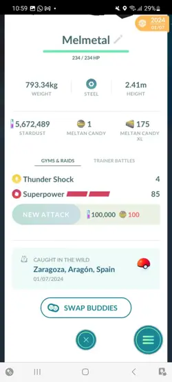 Pokemon Go Shiny Melmetal ( Max CP ) - Image 2