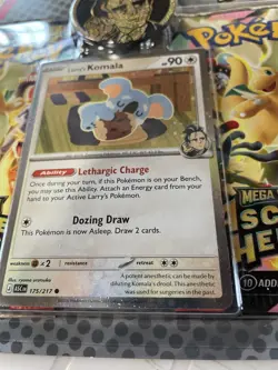 Pokemon Mega Evolution Ascended Heroes Larry’s Komala 2 Pack Blister Collection - Image 2