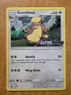 Pokemon TCG: Gumshoos SM97 (Stamped Prerelease Promo) Ultra Prism - Image 1