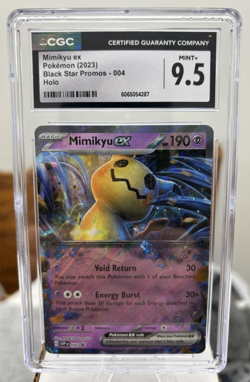 2023 Pokemon Minikyu EX Holo Black Star Promos 004 CGC 9.5 MINT+ - Image 1