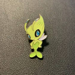 Celebi Pin from Mythical Pin Collection 2016 Official Pokemon Collector's Pin - Image 1