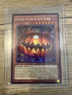 MZMU-EN001 Pumpking the King of Grave Ghosts Collector's Rare YuGiOh - Image 1