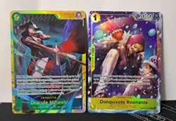 Donquixote Rosinante OP12-108 TR Alternative Art One Piece English NM Mihawk SR - Image 1