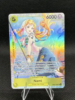 One Piece TCG - Nami EB03-053 Foil SR - The Heroines Edition NM - Image 1