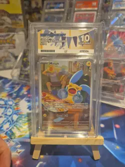 Minun 194/182 Paradox Rift Pokemon TCG Card ACE 10 Gem Mint Illustration Rare - Image 1