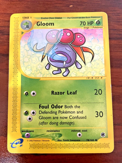 Pokemon Card - Gloom 78/165 - Expedition Set 2002 - Uncommon - Non Holo - Image 1