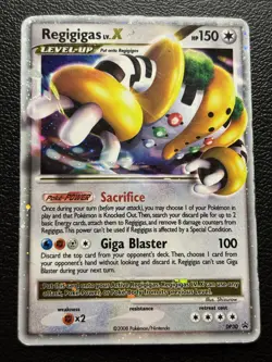 Regigigas LV.X Promo DP30 Pokemon Card Holo Foil Rare HP - Image 1