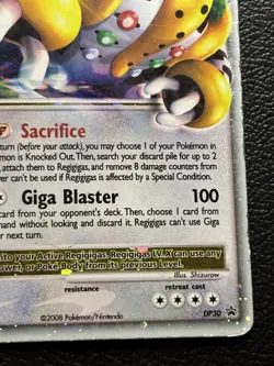 Regigigas LV.X Promo DP30 Pokemon Card Holo Foil Rare HP - Image 5