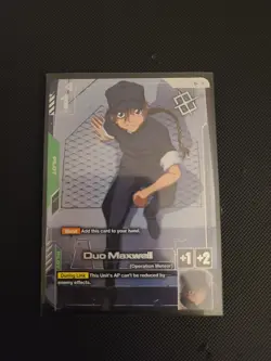 Duo Maxwell - GD01-090 - Tournament Winner Pack - Promo - Gundam Card Game TCG - Image 1