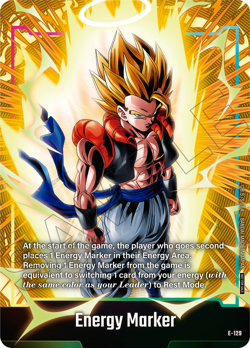 Dragon Ball Super Card Game 2nd Anniversary Energy Marker E-129 Gogeta bandai - Image 1