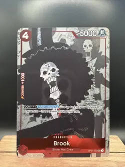 One Piece TCG Brook OP01-022 25th Anniversary Promo Card - Image 1