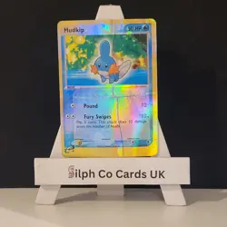 Mudkip 60/109 Ruby and Sapphire Set Reverse Holo CREASED Pokemon Card - Image 1