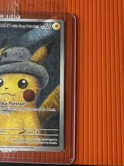 PIKACHU VAN GOGH WITH GREY FELT HAT SVP EN 085 PROMO POKEMON CARD-SEALED MINT!! - Image 3