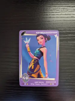 NEW! KPop Demon Hunters Exquisite Collection Card - Zoey - XR Rarity #012 - Image 1
