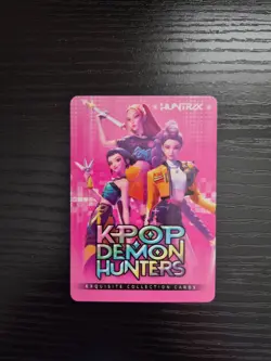 NEW! KPop Demon Hunters Exquisite Collection Card - Zoey - XR Rarity #012 - Image 2