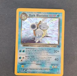 Pokemon Dark Blastoise Team Rocket Holo Rare English Pokemon TCG Card #3/82 2000 - Image 1