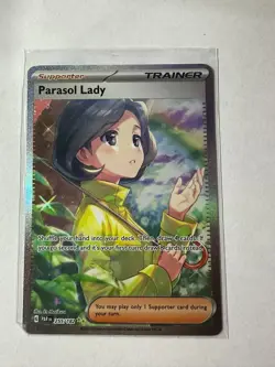 Pokemon TCG Parasol Lady Card 255/182 Paradox Rift Sir - Image 1