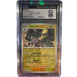 CGC Toxtricity 072/198 Scarlet & Violet Reverse Holo 2023 Pokemon Card - Image 1