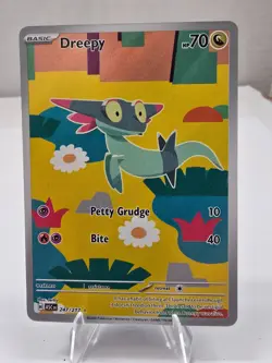 Pokemon Card TCG Dreepy 247/217 Mega Evolutions Ascended Heros Illustration Rare - Image 1