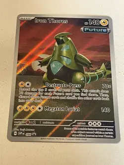 Iron Thorns 098 Full Art Holo Promo Pokemon Trading Card - Image 1