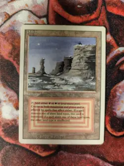 Plateau Revised Edition MTG Magic the Gathering Reserved List - Image 1