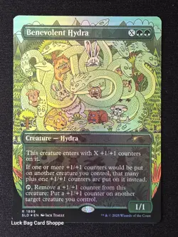 Benevolent Hydra (1889) (Rainbow Foil) Secret Lair Drop Foil - Image 1