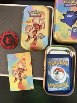 Pokemon Tins With Cards - Image 2