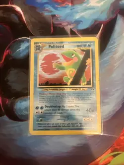 Politoed 8/75 Unlimited Holo Rare Pokemon TCG Neo Discovery MP - Image 1