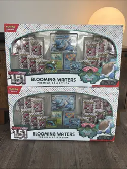 Pokemon Blooming Waters Premium Collection Scarlet & Violet 151 SEALED x2 - Image 1
