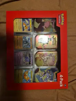 Pokemon TCG Scarlet & Violet 151 Mini Tin 4-Pack Sam's Club Sealed - Image 1