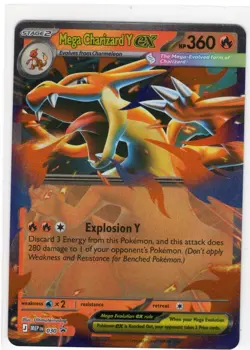Mega Charizard Y Ex 030 Black Star Promo and Tin Pokemon - Image 1