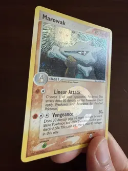 Marowak 7/112 - 2004 FireRed & LeafGreen Reverse Holo Rare Pokemon TCG - MP - Image 2