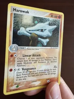 Marowak 7/112 - 2004 FireRed & LeafGreen Reverse Holo Rare Pokemon TCG - MP - Image 3