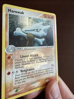 Marowak 7/112 - 2004 FireRed & LeafGreen Reverse Holo Rare Pokemon TCG - MP - Image 4