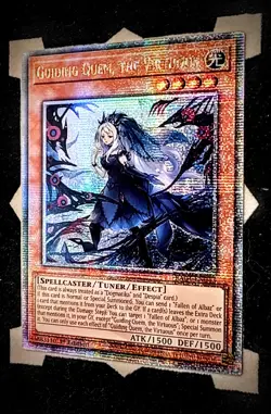 Guiding Quem, the Virtuous RA04-EN043 Quarter Century Rare 1st Edition Yugioh - Image 1