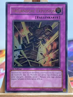 Trojanische Explosion CDIP-DE056 1st Ultimate Rare Deutsch EX YUGIOH - Image 1