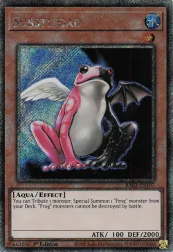 Yugioh Substitoad RA03-EN197 - Platinum Secret Rare - Image 1