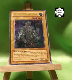 Yu Gi Oh Karte Genverzerrter KRIEGSWOLF ultimate rare STON-DE001 deutsch - Image 1